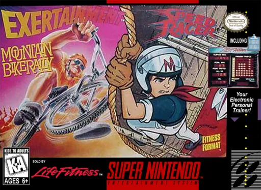 Exertainment Mountain Bike Rally + Speed Racer (Europe) (En,Fr,De,Es,Nl)
